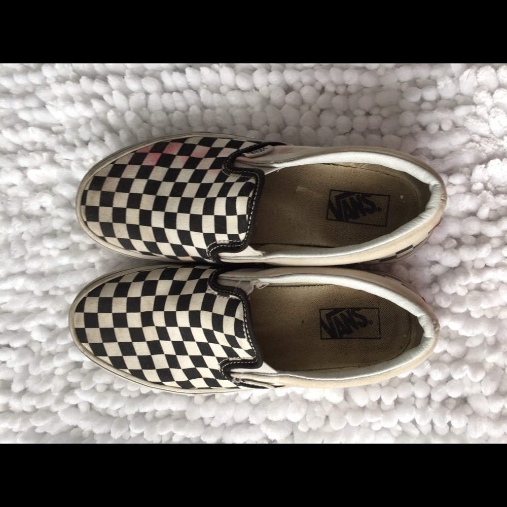 Slip on Checkered Vans